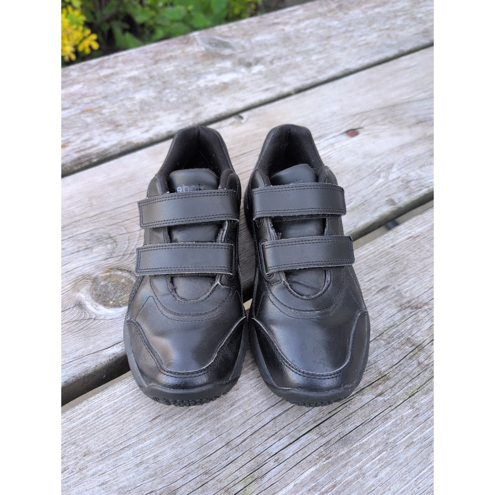 Reebok Work N' Cushion Quick Slip Resistant Women's Leather Black Shoes Sz 6